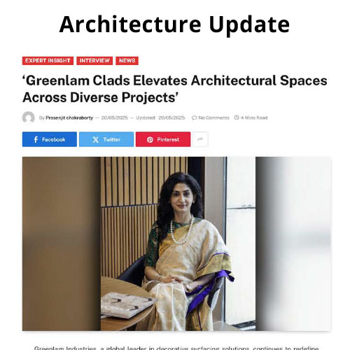 Greenlam Clads Elevates Architectural Spaces Across Diverse Projects